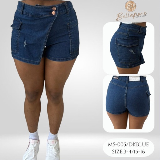 [MS-005/DKBLUE] Falda Short - precio por docena