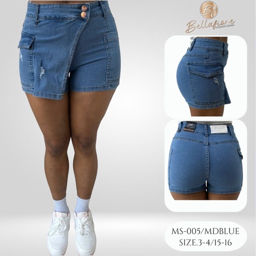 [MS-005/MDBLUE] Falda Short - precio por docena
